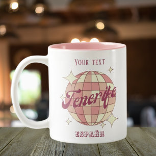 Tenerife Kanaren Spanien Reise Souvenir Café Zweifarbige Tasse