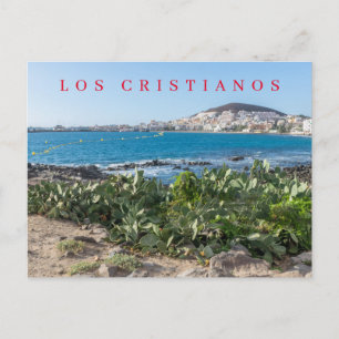 Tenerife Los Cristianos vue carte postale