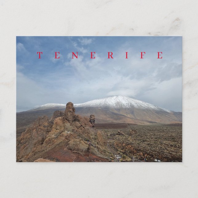 Tenerife Mount Teide View Postkarte (Vorderseite)