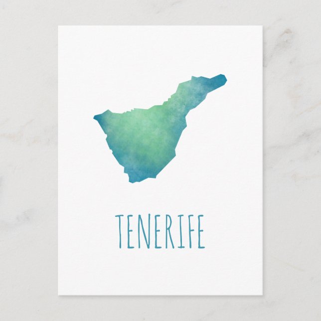 Tenerife Postkarte (Vorderseite)