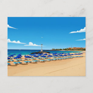 Tenerife Strandansicht Postkarte