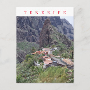 Tenerife vue sur Masca carte postale