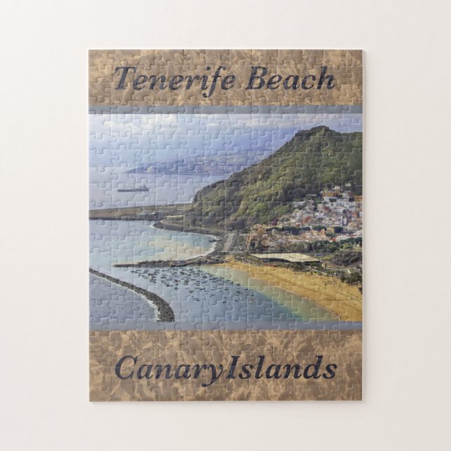 Teneriffa Beach Kanarische Inseln Foto Puzzle (Vertikal)