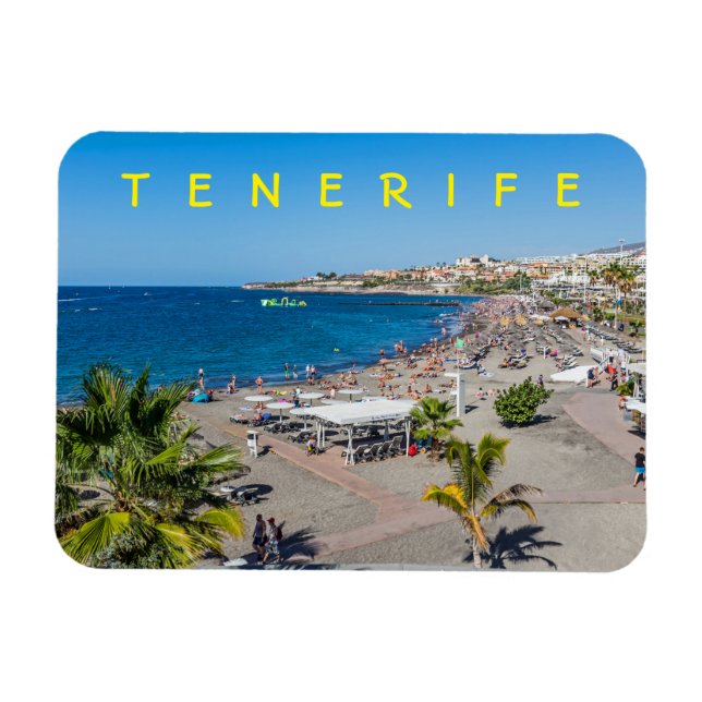 Teneriffa Beach View Kühlschrankmagnet Magnet (Horizontal)