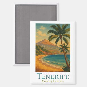 Teneriffa Kanarische Inseln Berg Teide Spanische I Magnet