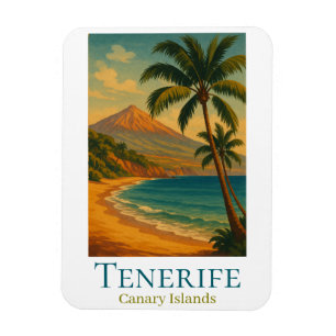 Teneriffa Kanarische Inseln Mount Teide Spanische  Magnet
