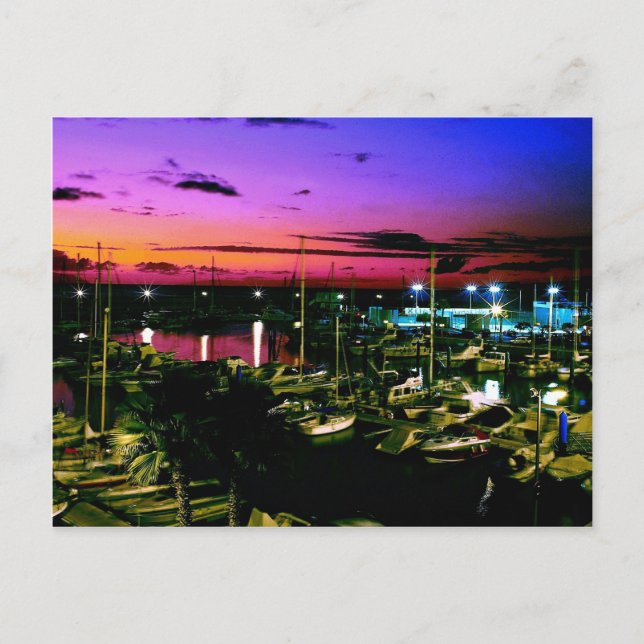 Teneriffa, Playa de las Americas, Puerto Colon Postkarte (Vorderseite)