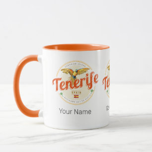 Teneriffa und Papagei Kanarische Inseln Spanien Vi Tasse