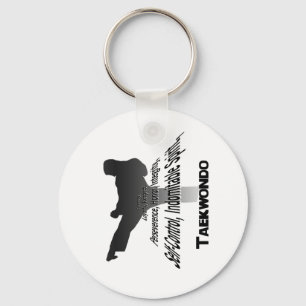 Tenets of Tae Kwon Do Keychain Schlüsselanhänger