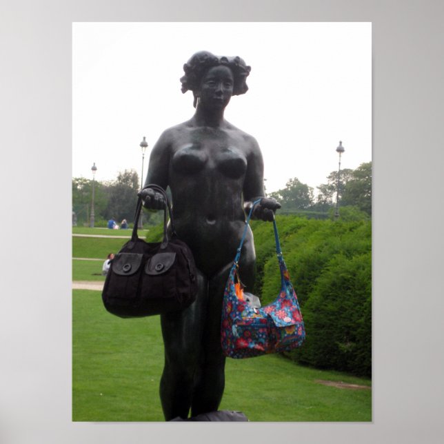 Tenez mes sacs s'il vous plaît ~ Imprimer / Poster (Devant)