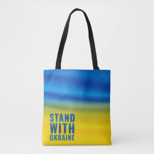 Tenez-vous aux côtés de l'Ukraine. Sac fourre-tout