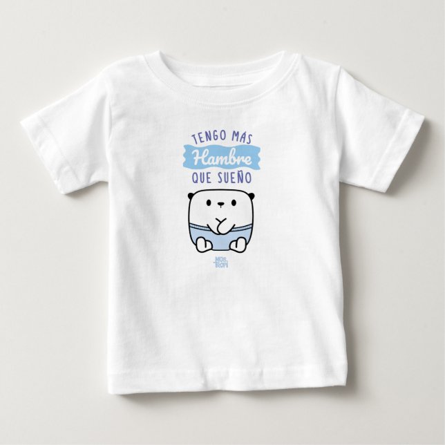│Tengo más hambre que sueño Baby T-shirt (Vorderseite)