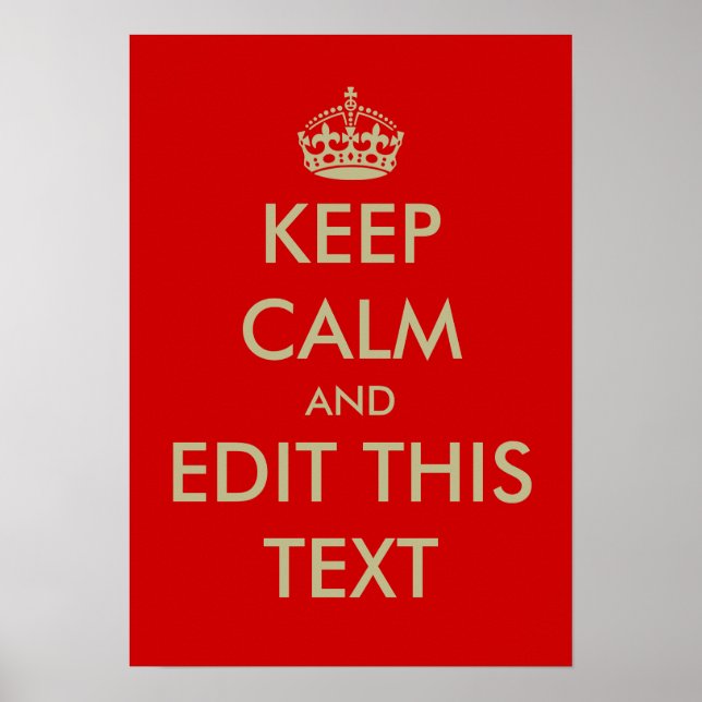 Tenir des affiches calmes (Devant)