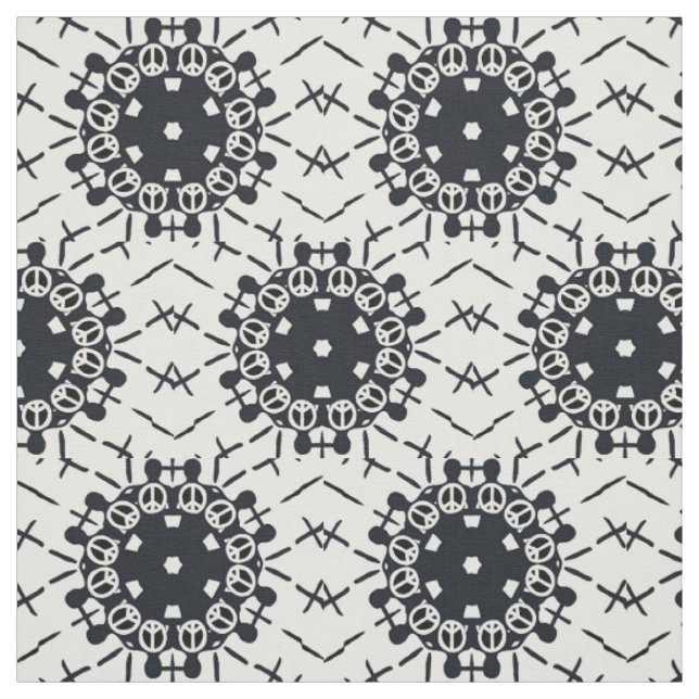 Tenir le tissu du cercle de paix (Échantillon)