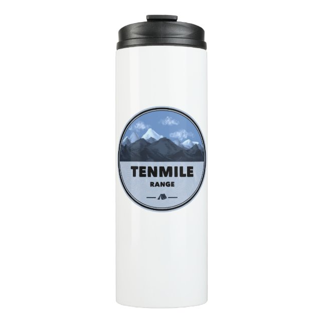 Tenmile Range Colorado Camping Thermosbecher (Vorderseite)