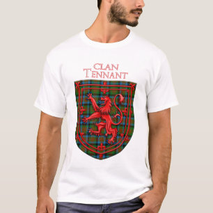 Tennant Tartan Scottish Kariert Lion Rampant T-Shirt