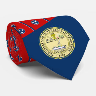 Tennessean Flag & Siegel, Flagge von Tennessee Krawatte