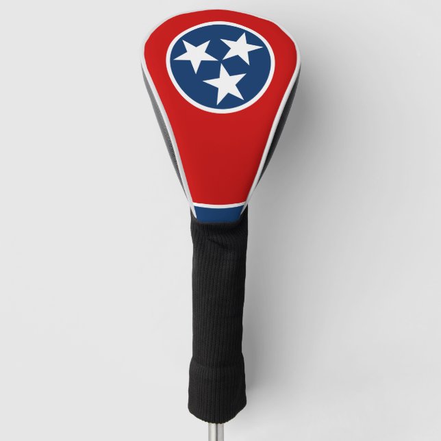 Tennessean-Flagge, amerikanische Staatsflagge Golf Headcover (Vorderseite)