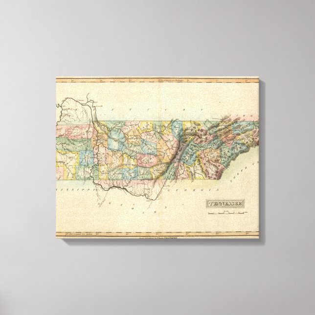 Tennessee 4 leinwanddruck (Vorderseite)