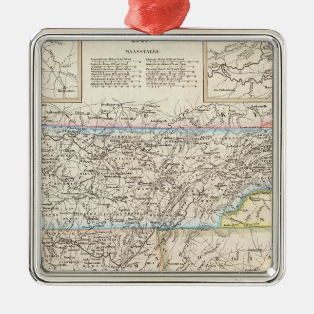 Tennessee 6 ornament aus metall (Vorne)