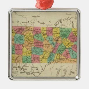 Tennessee 7 ornament aus metall