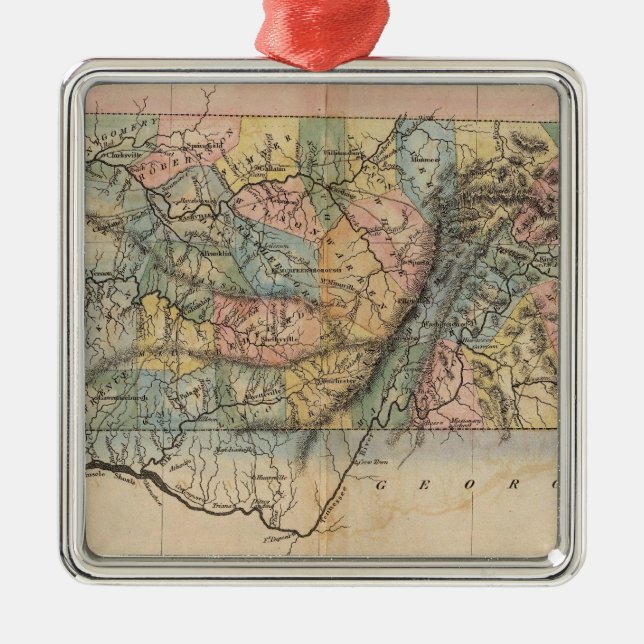 Tennessee 7 silbernes ornament (Vorne)
