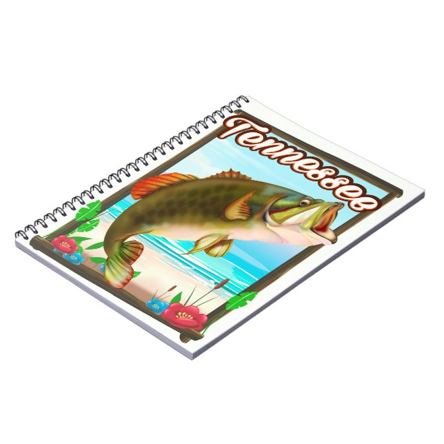 Tennessee Angelposter. Notizblock (Linke Seite)