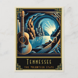 Tennessee | Art Deco Postkarte