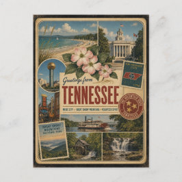Tennessee Authentische Vintage-Postkarte Postkarte