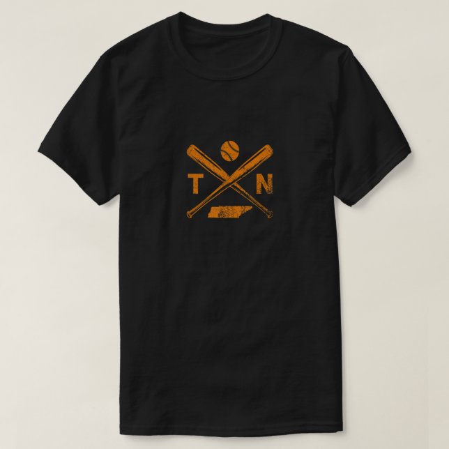 Tennessee Baseball Bats Amp Ball Classic Baseball T-Shirt (Design vorne)