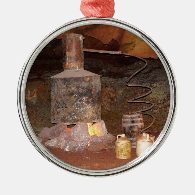 Tennessee-Brennerei Ornament Aus Metall (Vorne)