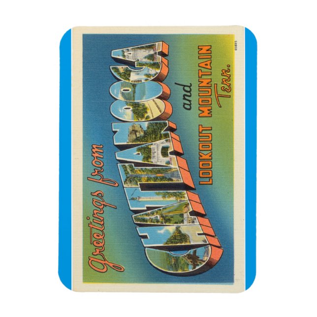 Tennessee, Chattanooga, Lookout Mountain Magnet (Vertical)