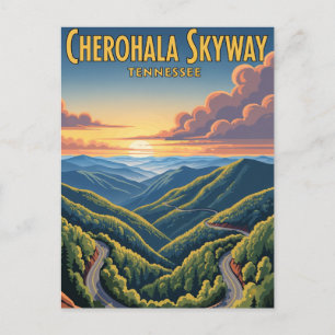 Tennessee Cherohala Skyway Souvenir Postkarte