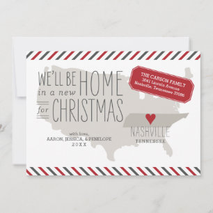 Tennessee Christmas Moving Faire-part Holiday