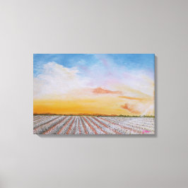 Tennessee Cotton Field Canvas Print Leinwanddruck