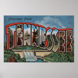 Tennessee (Dam)Große BuchstabenszenenTennessee Poster