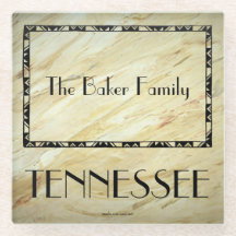 Tennessee-Familie verschenkt Glasuntersetzer