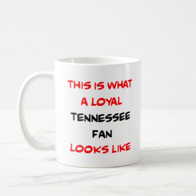 Tennessee-Fan, treu Kaffeetasse (Links)