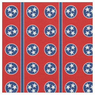 Tennessee Flag & America Staat Fabric/USA mode Stoff
