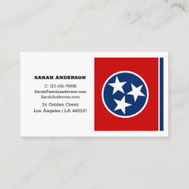 Tennessee Flag Elegante Visitenkarten / USA Visitenkarte