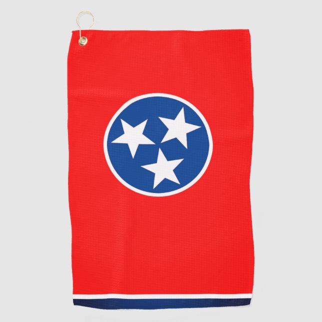Tennessee Flag Golf Handtuch (Vorderseite)
