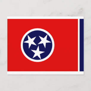 TENNESSEE FLAG POSTKARTE