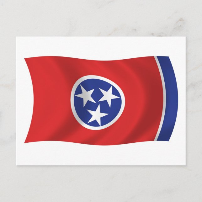 Tennessee Flag Postkarte (Vorderseite)