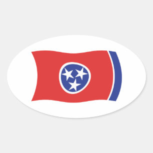 Tennessee Flag Sticker