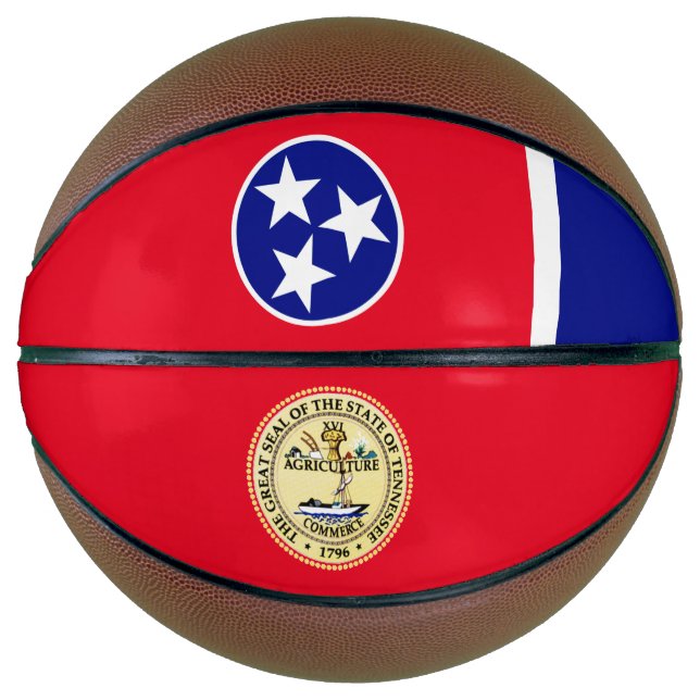 Tennessee-Flagge Basketball (Vorderseite)