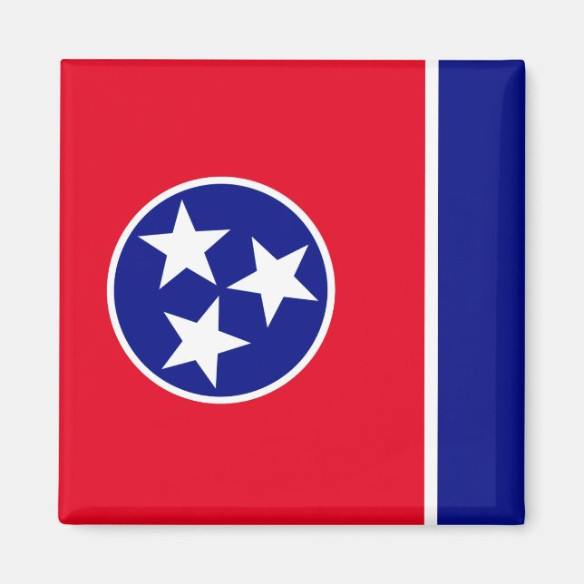 Tennessee-Flagge Magnet (Vorne)