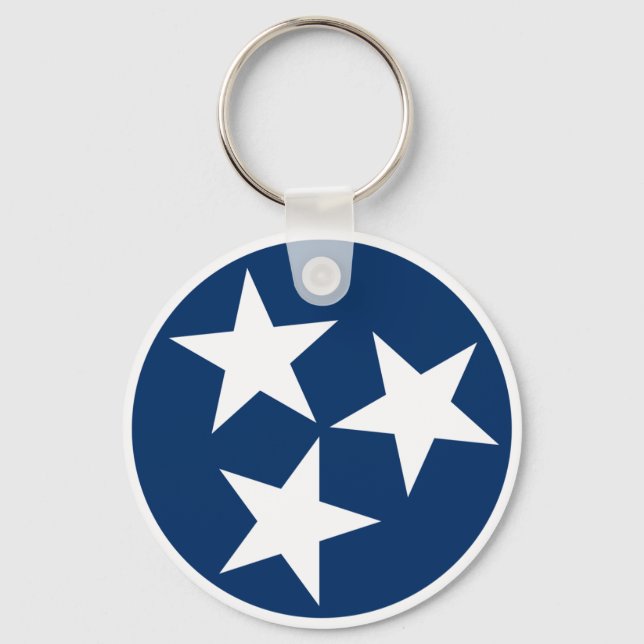 Tennessee-Flagge Schlüsselanhänger (Vorderseite)