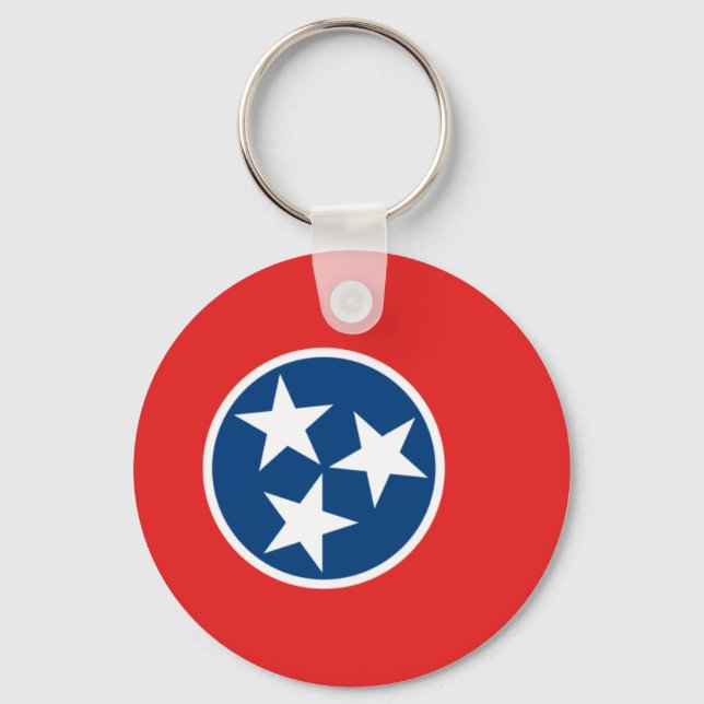 Tennessee-Flagge Schlüsselanhänger (Vorderseite)