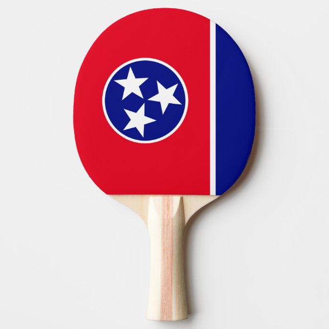 Tennessee-Flagge Tischtennis Schläger (Vorderseite)