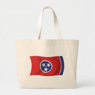 Tennessee-Flagge-Tragetasche Jumbo Stoffbeutel